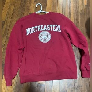 Champion red crew neck size medium